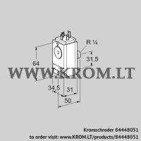 DG17VC8D-5S (84448051) pressure switch for gas