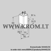 DG15C8D-5W (84448150) pressure switch for gas