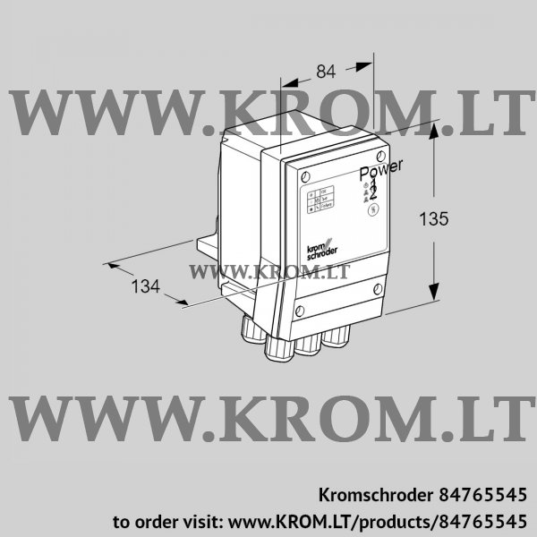 Kromschroder TC 1V05K/K, 84765545 tightness control, 84765545