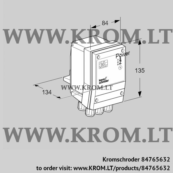 Kromschroder TC 2R05W/K, 84765632 tightness control, 84765632