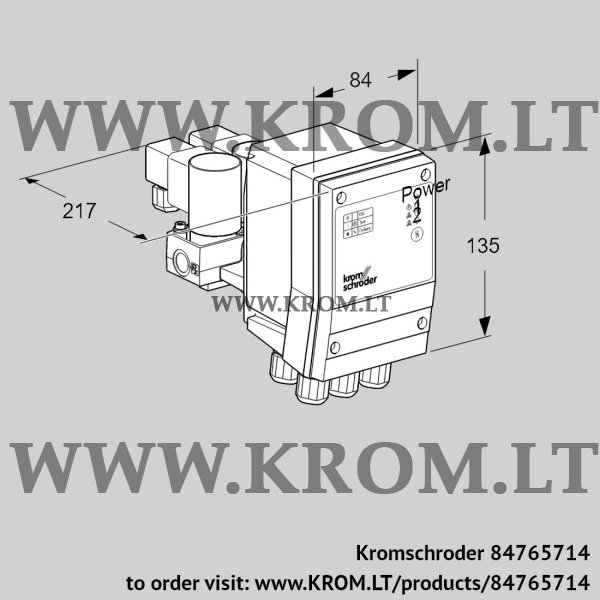 Kromschroder TC 3R05Q/K, 84765714 tightness control, 84765714