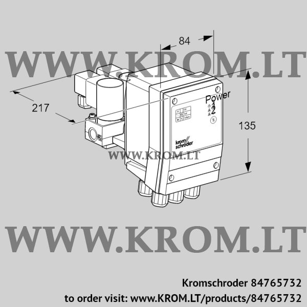 Kromschroder TC 3N05Q/K, 84765732 tightness control, 84765732