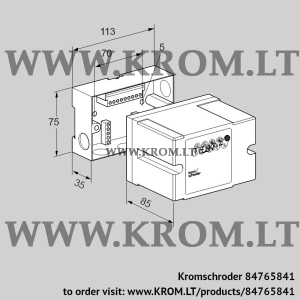 Kromschroder TC 410-10NZ, 84765841 tightness control, 84765841