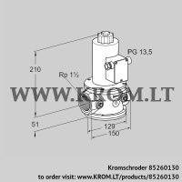VG40/33R10NK33 (85260130) gas solenoid valve