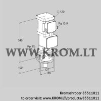 VK40R10MA93D (85311011) motorized valve for gas