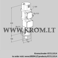 VK40R10W5XA43D (85311014) motorized valve for gas