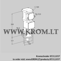 VK50R10W6A93DF (85311037) motorized valve for gas