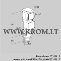 VK40R10T5A93DS (85312010) motorized valve for gas