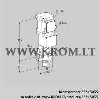 VK50R10PA93DS2F (85313035) motorized valve for gas