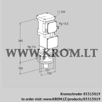 VK40R40T5A6L3D (85315019) motorized valve for gas