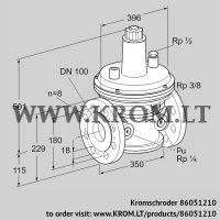VGBF100F10-3 (86051210) pressure regulator