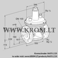 VGBF100F05-3 (86051220) pressure regulator