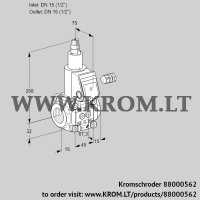 VAS115R/LK (88000562) gas solenoid valve