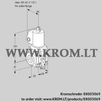 VAS2T40/-N/NKSL (88003069) gas solenoid valve