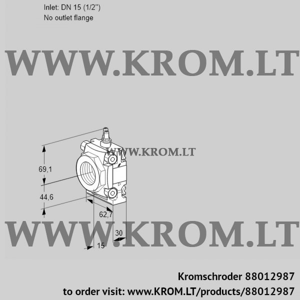 Kromschroder VMF 115/-R05M, 88012987 filter module, 88012987