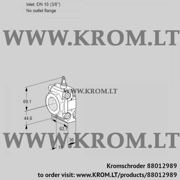 Kromschroder VMF 110/-R05M, 88012989 filter module, 88012989