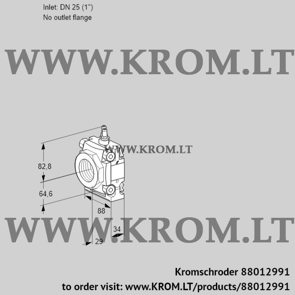 Kromschroder VMF 225/-R05M, 88012991 filter module, 88012991