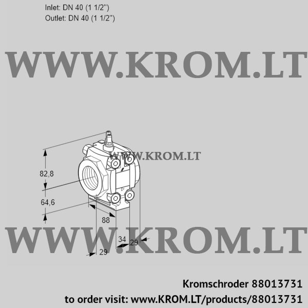 Kromschroder VMF 240R05M, 88013731 filter module, 88013731