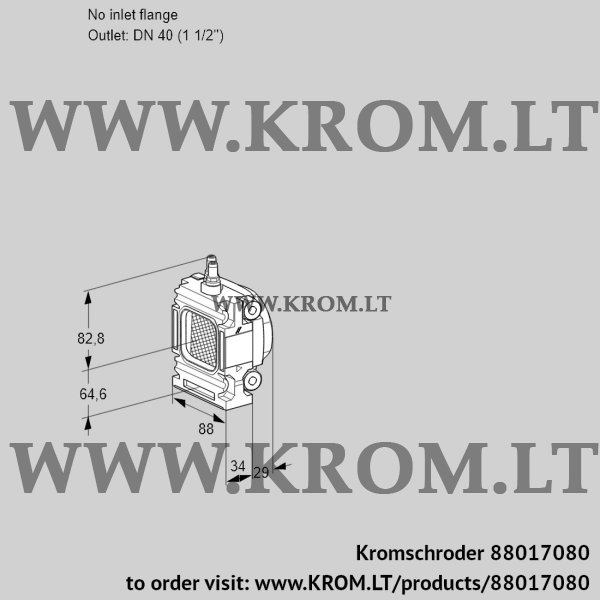 Kromschroder VMF 2-/40R05M, 88017080 filter module, 88017080