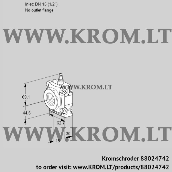 Kromschroder VMF 115/-N05M, 88024742 filter module, 88024742