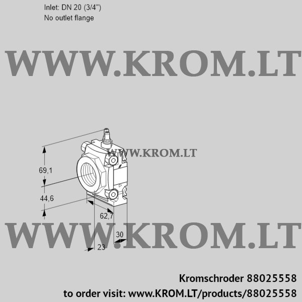 Kromschroder VMF 120/-N05M, 88025558 filter module, 88025558