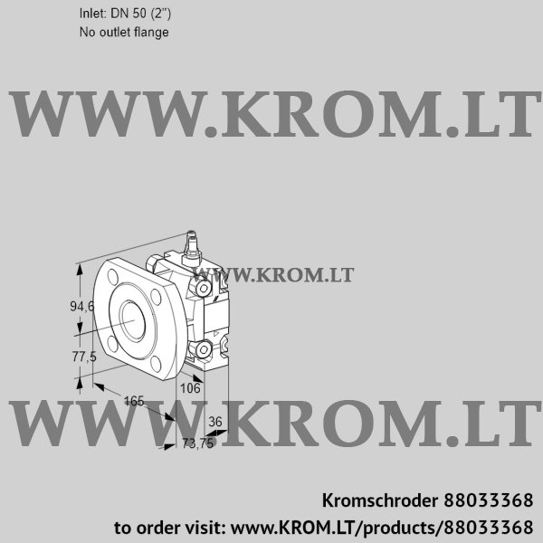 Kromschroder VMF 350/-F05M, 88033368 filter module, 88033368