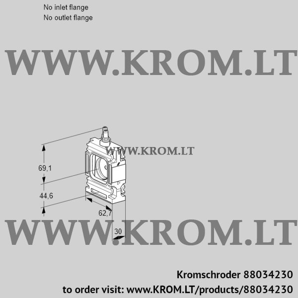 Kromschroder VMO 1-05M, 88034230 measuring orifice, 88034230