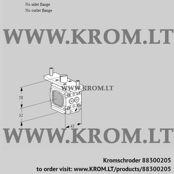 Kromschroder VFC 1-/-05-15PPPP, 88300205 linear flow control, 88300205