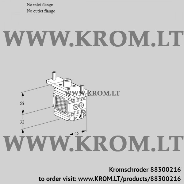 Kromschroder VFC 1-/-05-08PPPP, 88300216 linear flow control, 88300216