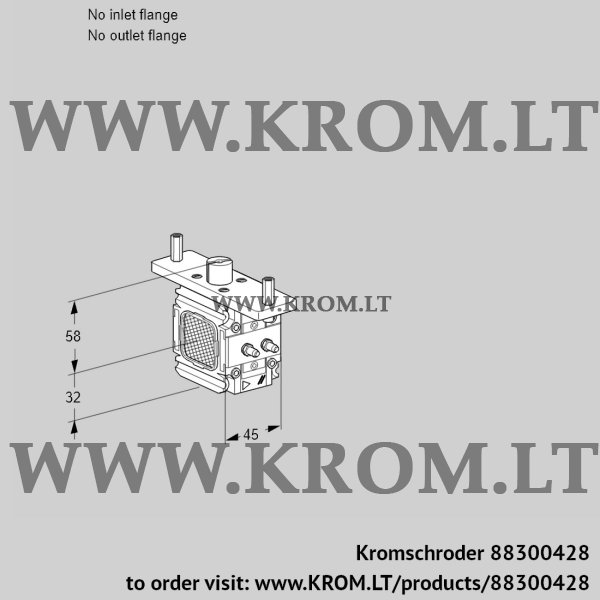 Kromschroder VFC 1-/-05-15MMPP, 88300428 linear flow control, 88300428