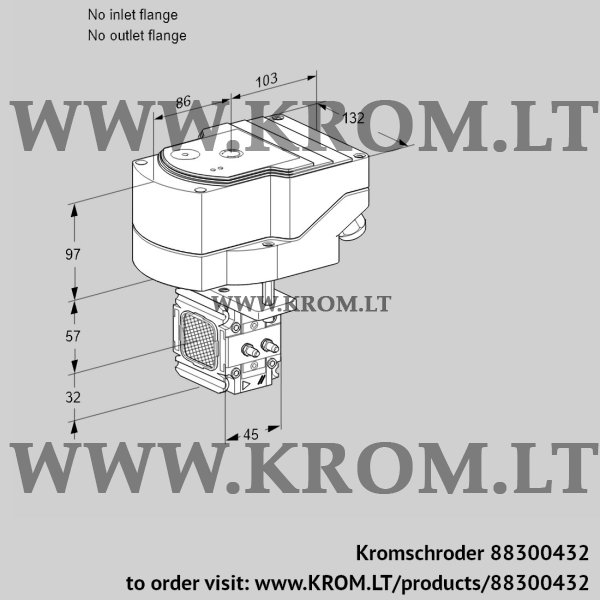 Kromschroder IFC 1-/-05-15MMMM/20-60W3TR10, 88300432 linear flow control, 88300432