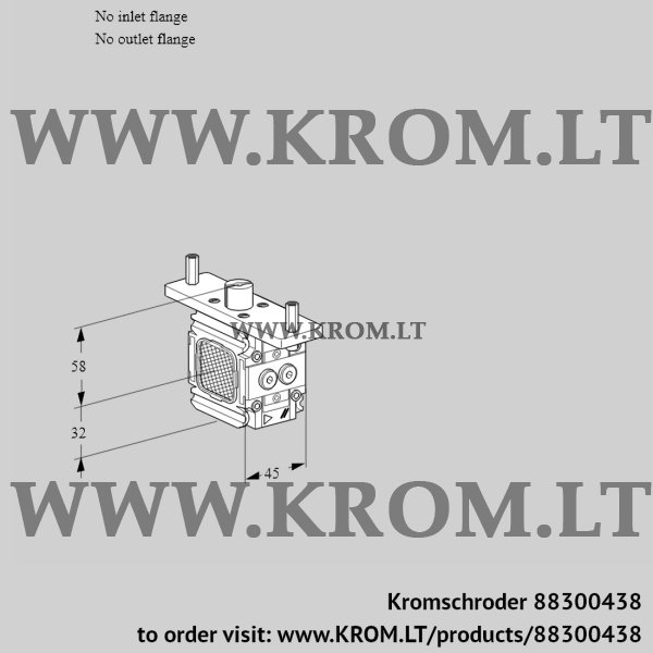 Kromschroder VFC 1-/-05-15PPMM, 88300438 linear flow control, 88300438