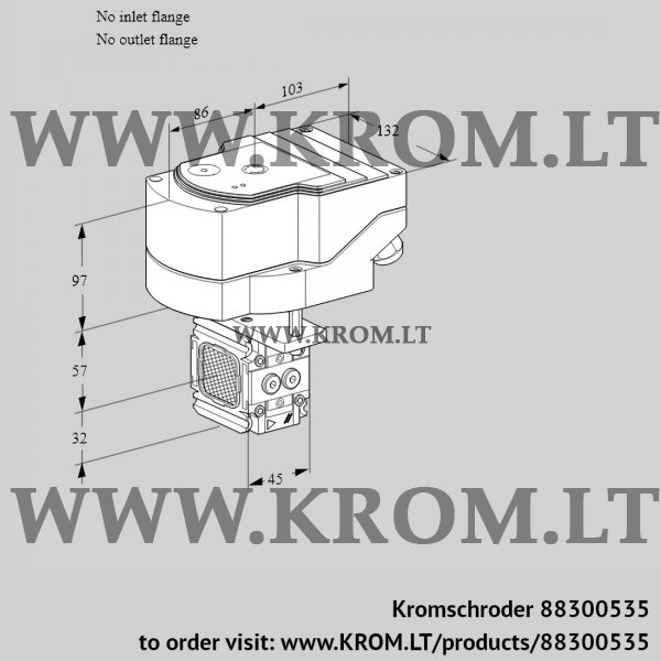 Kromschroder IFC 1-/-05-15PPPP/20-15Q3TR10, 88300535 linear flow control, 88300535