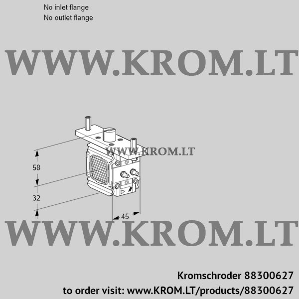 Kromschroder VFC 1-/-05-20MMPP, 88300627 linear flow control, 88300627