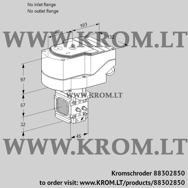 Kromschroder IFC 1-/-05-08MMPP/20-15W3E, 88302850 linear flow control, 88302850